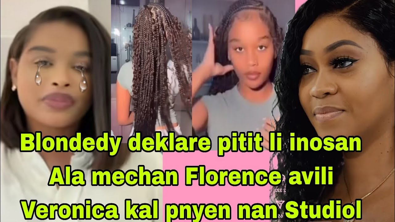 Sezisman pran Blondedy, Florence lage vid&eacute;o Veronica nan laru,pou sal li,ala mechan,Vyvy inosan