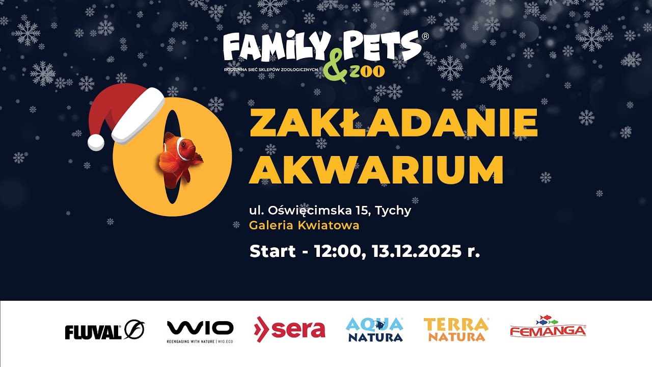 LIVE –Zakładanie akwarium Divers 160l z lampą Fluval Plant Pro 4.0 LED-Tychy -13.12.2025 START 12:00