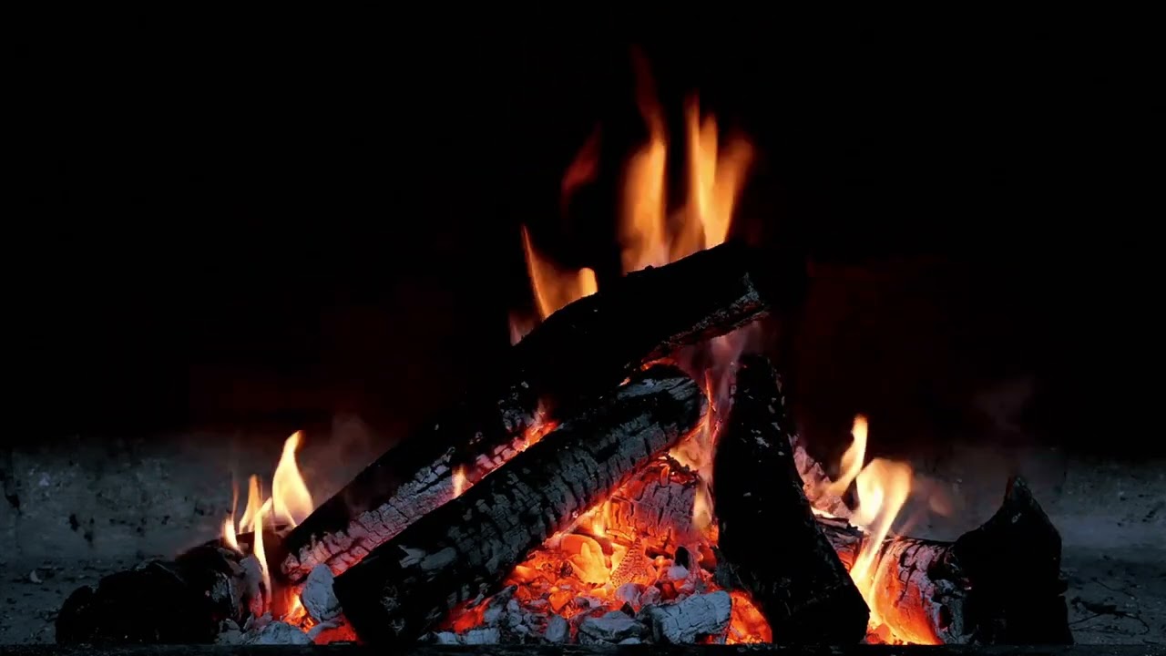 Modern Fireplace Screensaver 5 Hours | Minimalist Fireplace for Sleep, Study & Relaxation