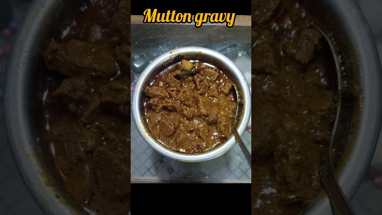 mutton gravy/very simple and easy recipe #Shorts 
