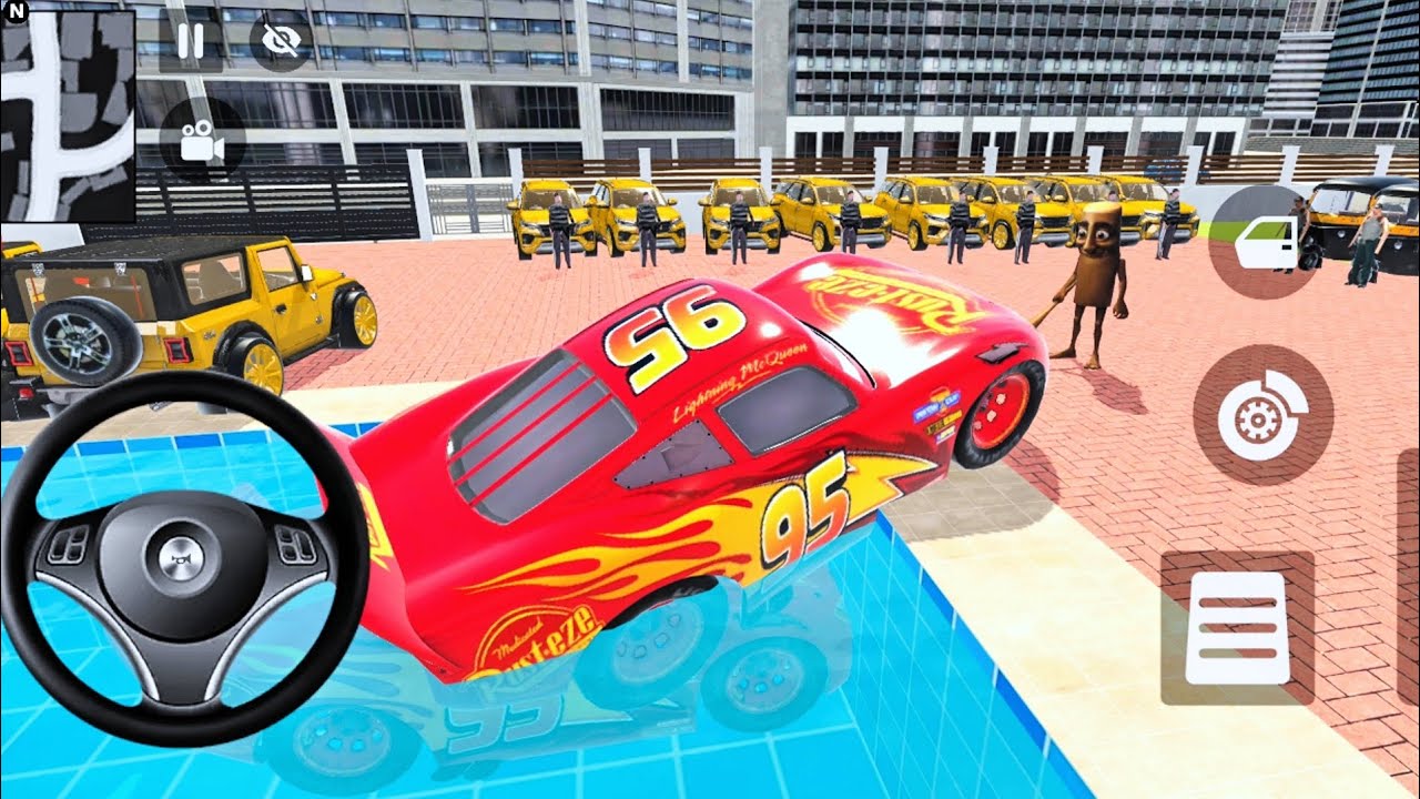 🎊🤯Indian theft aura simulator 🌟 | 🎉Tung Tung 😇stolen spiderman🦚 mc Queen car | 🚨3d car simulator💥 |