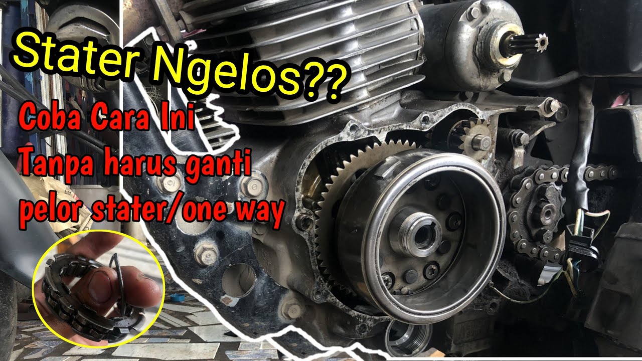 Solusi mengatasi stater ngelos pada motor honda megapro tiger dll