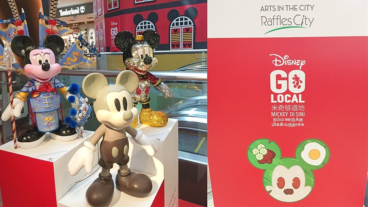 Disney Go Local - Singapore Themed Mickey Mouse at Raffles City