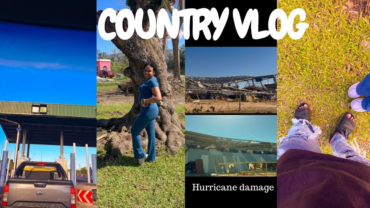 VLOGMAS DAY 1: Country Run to St Elizabeth | Seeing Damage from Hurricane Melissa | Visiting Family 
