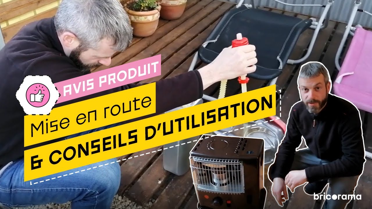 Poêle à pétrole Tectro R131C2 : Stéphane donne ses astuces pour une utilisation optimale ! Bricorama