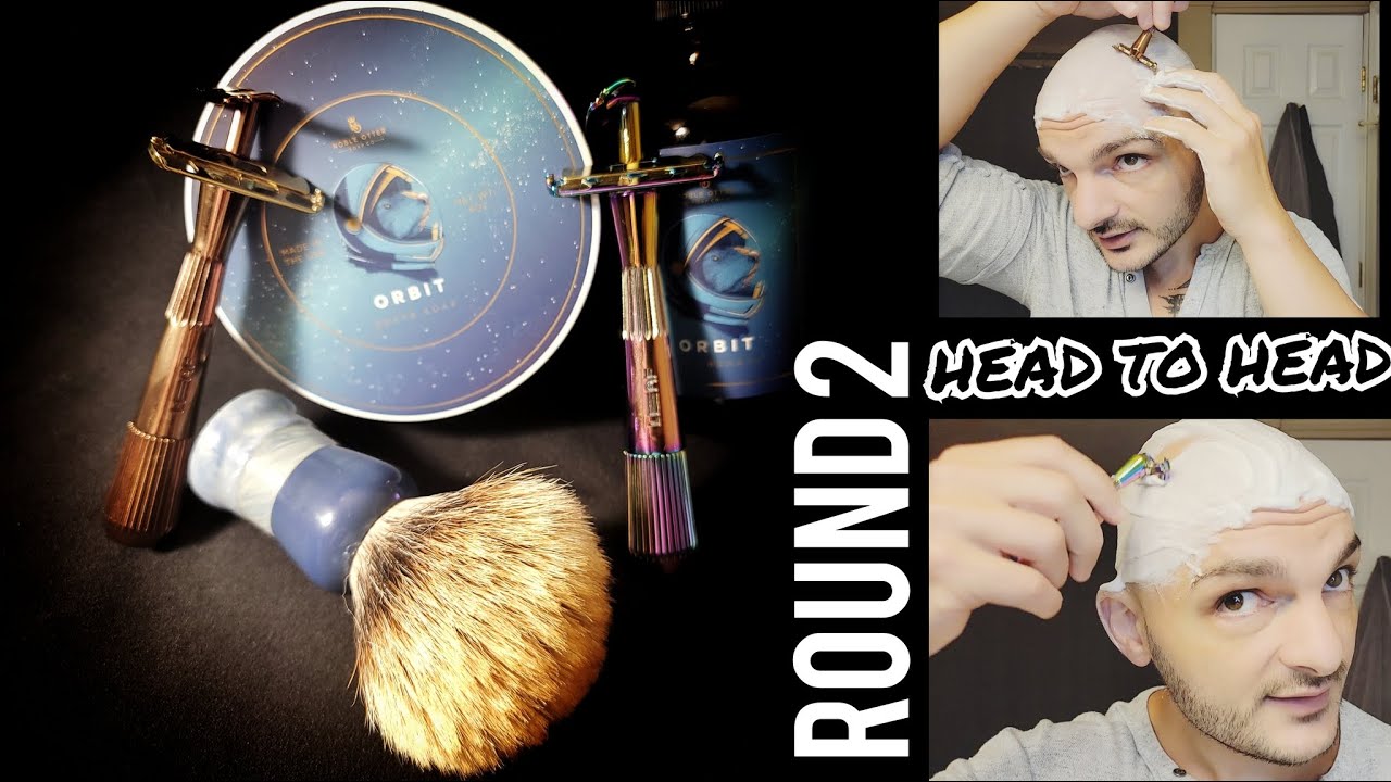 LEAF SHAVE TWIG VS LEAF SHAVE THORN | HEAD SHAVE SHOWDOWN | NOBLE OTTER | EVER READY | PAA