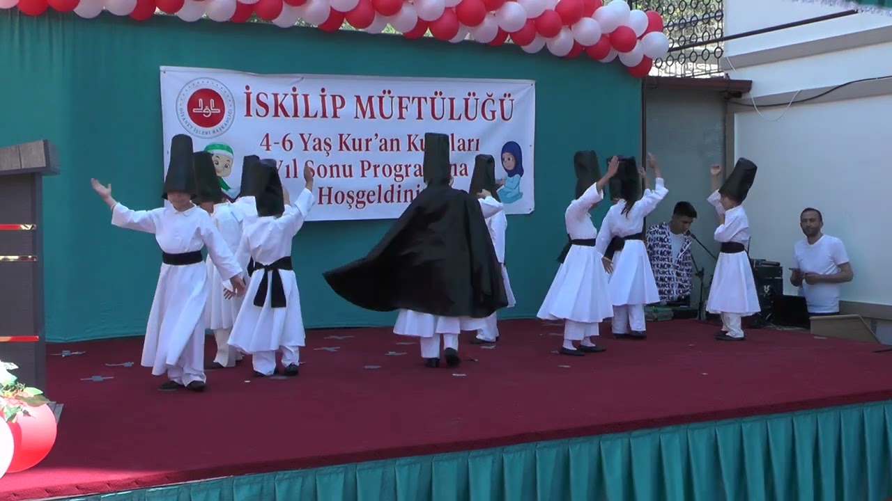 Sakarya Anasınıfı 4-6 Yaş Kur'an Kursu Öğrencileri Yıl Sonu Gösterisi - Semazen Rondu