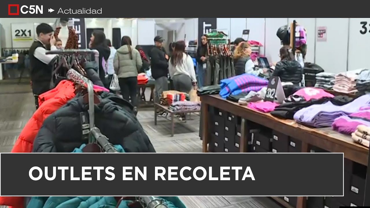 OUTLET en RECOLETA: los DESCUENTOS van de 40 a 60%