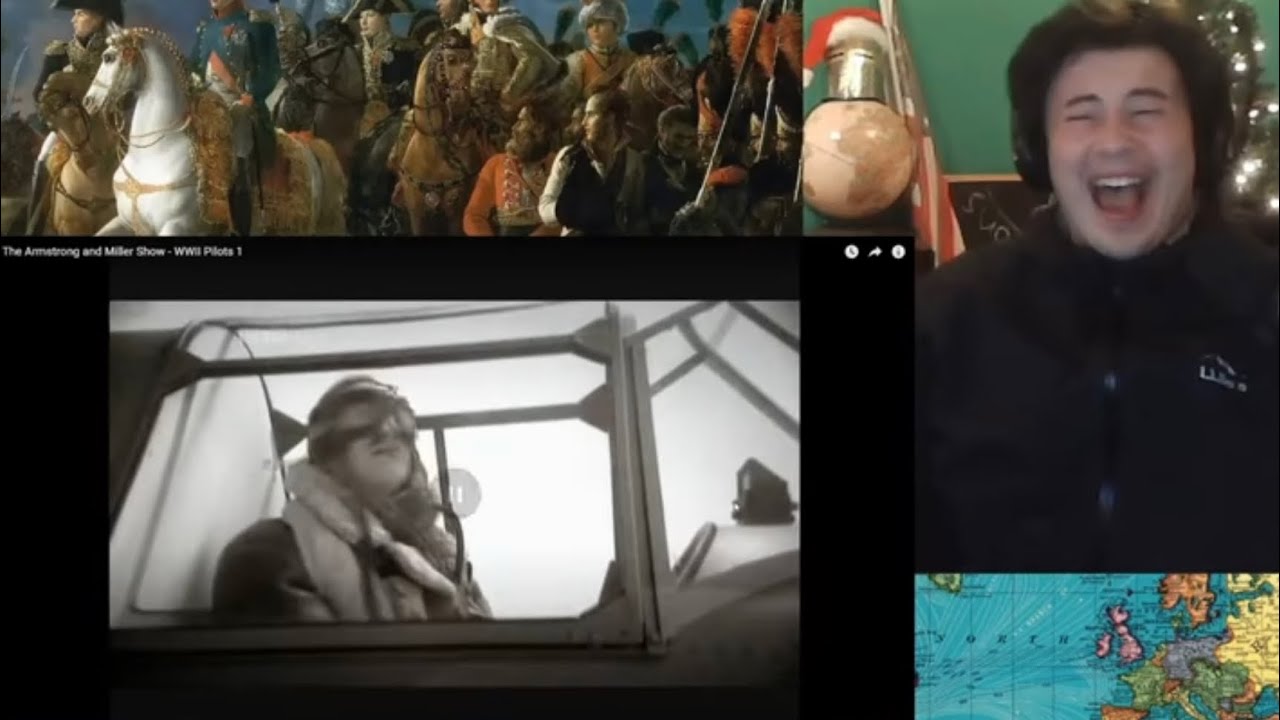 American Reacts The Armstrong and Miller Show - WWII Pilots 1