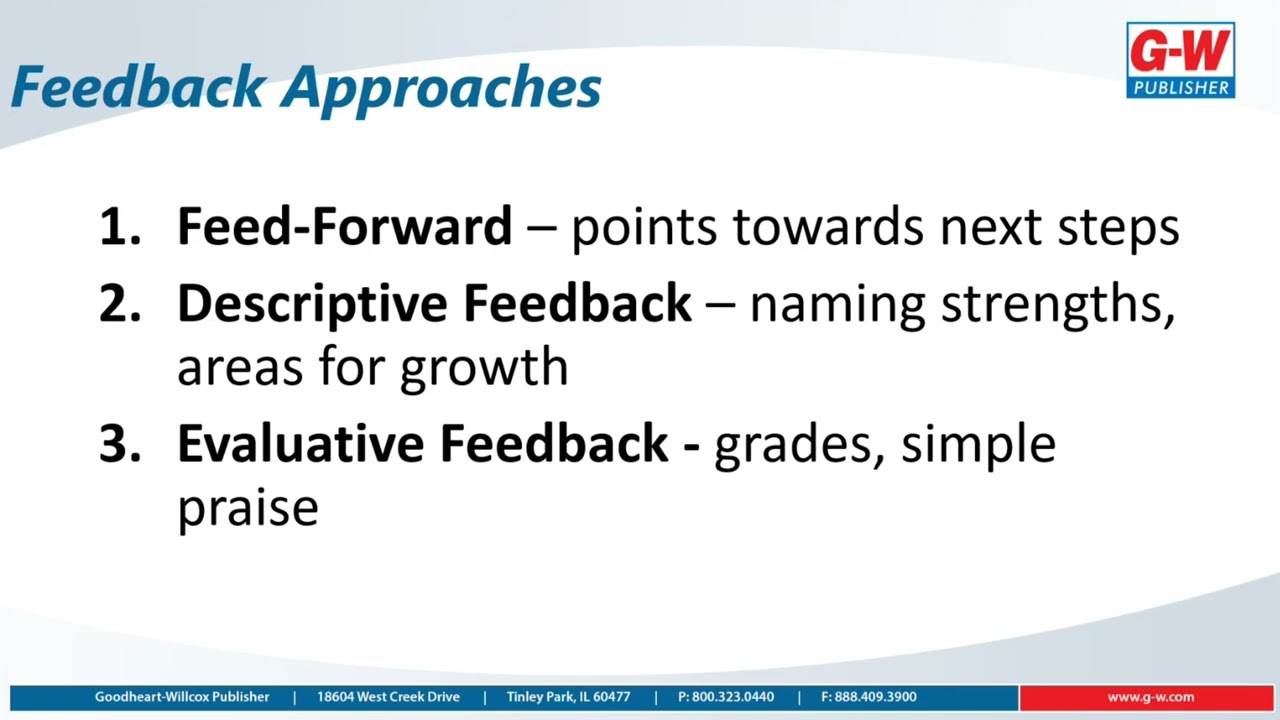 Feedback That Fosters Growth: From Grading to Guiding