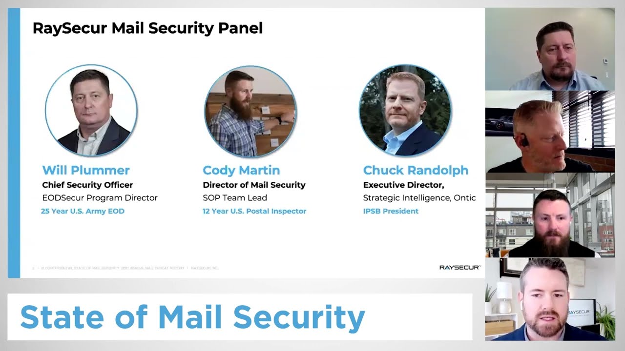 State of Mail Security 2021: RaySecur Annual Report Webinar