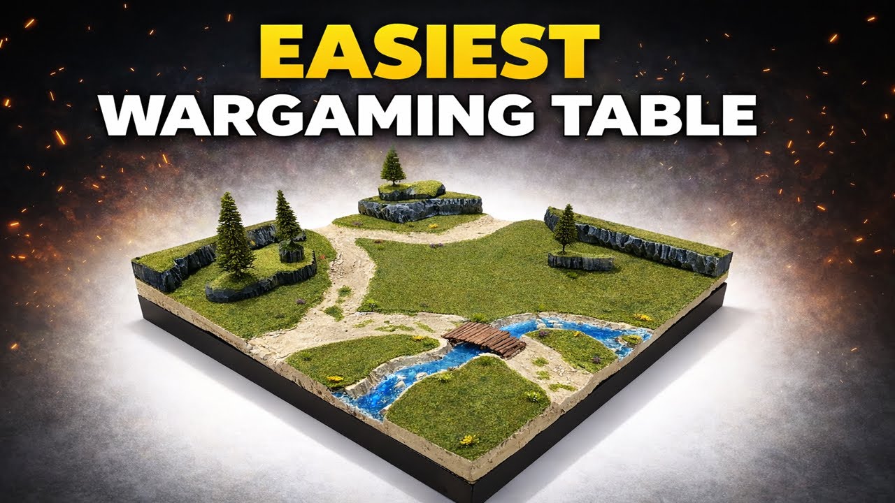 Anyone Can Build This Wargaming Table (Foam & Cheap Materials)