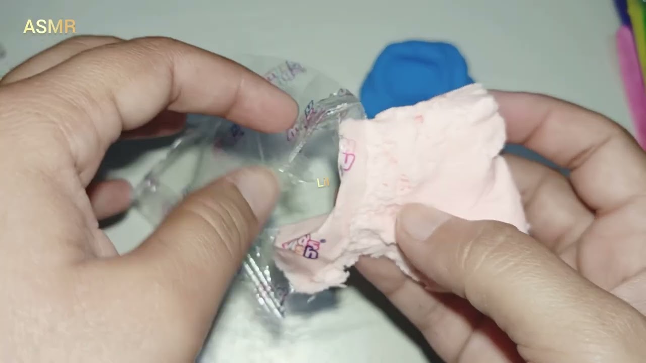ASMR Polymer Clay Unboxing Sound😍 Relaxing & Calming Sound😌#asmr #clay #lil #satisfying #relaxing 