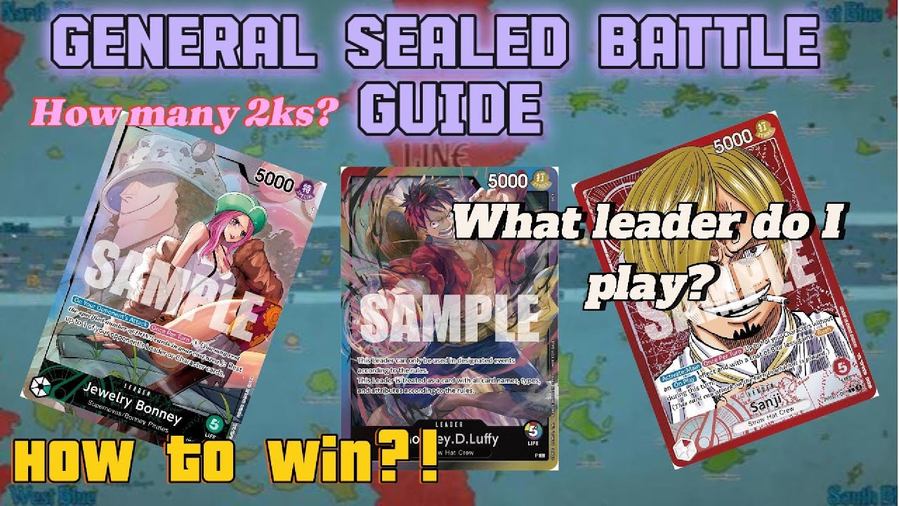 General Sealed Battle Guide for the One Piece TCG! How to win your next Pre-Release Event!!