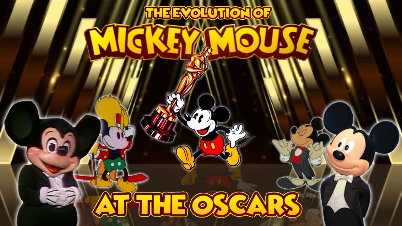 The Evolution of Mickey Mouse at The Oscars | Mickey Mouse History