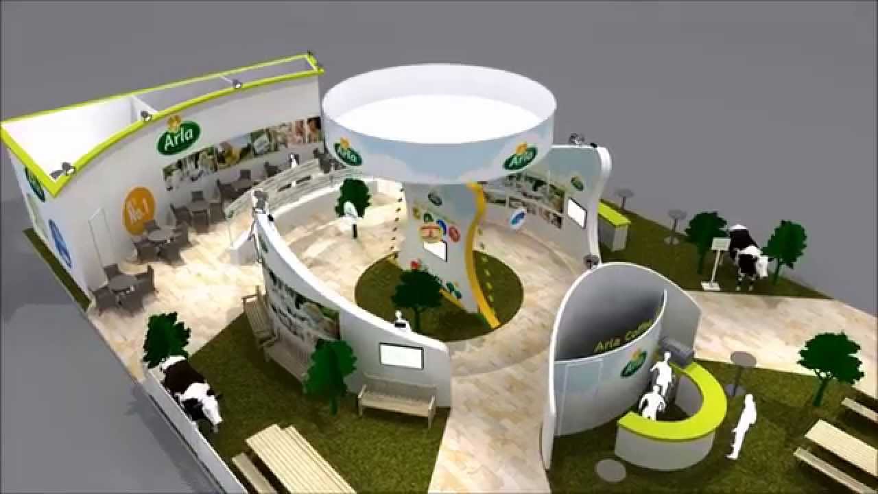 Exhibition Stand Design - Arla Foods Fly through