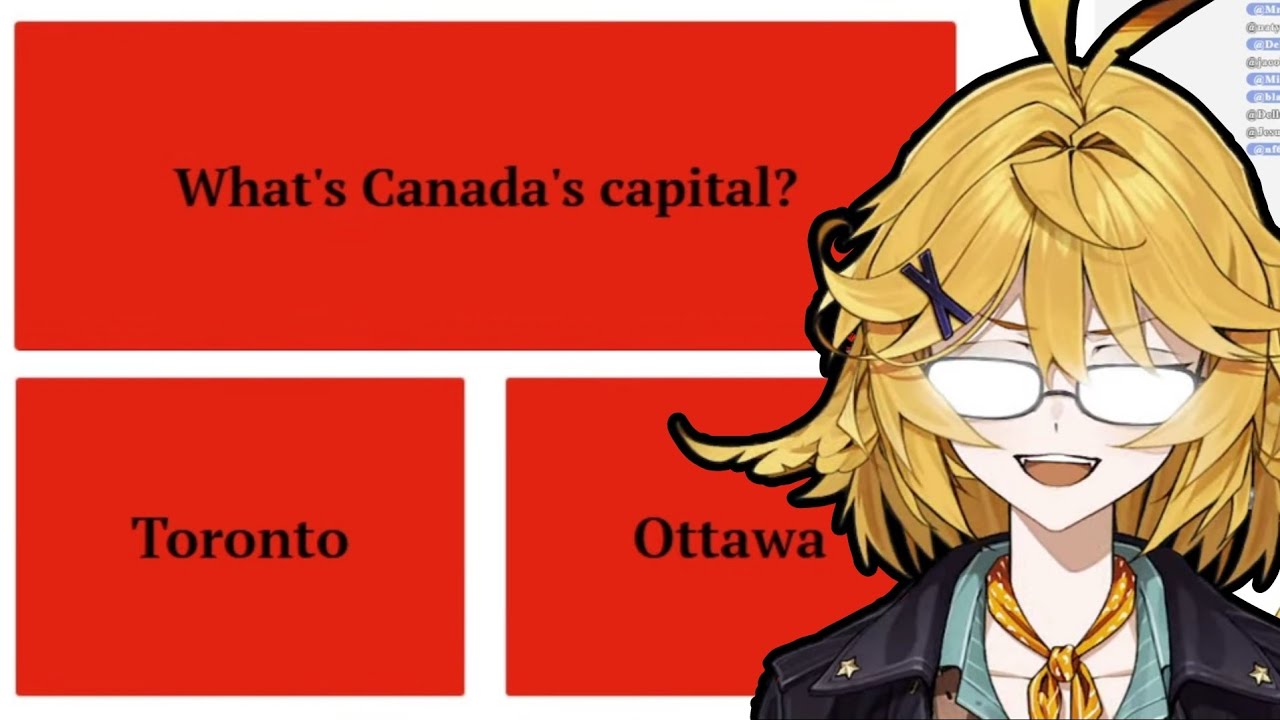 A Canadian Vtuber answers the ULTIMATE Canadian test