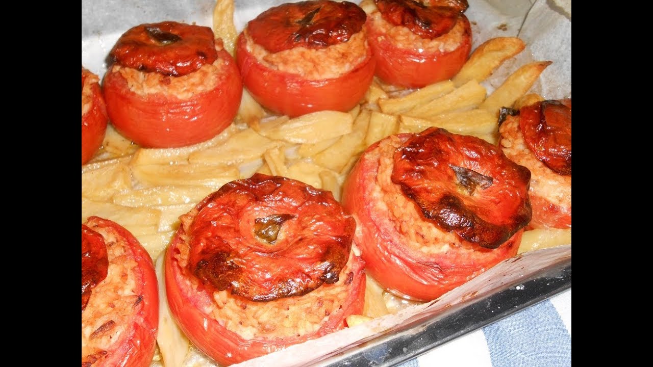POMODORI RIPIENI CON RISO E TONNO