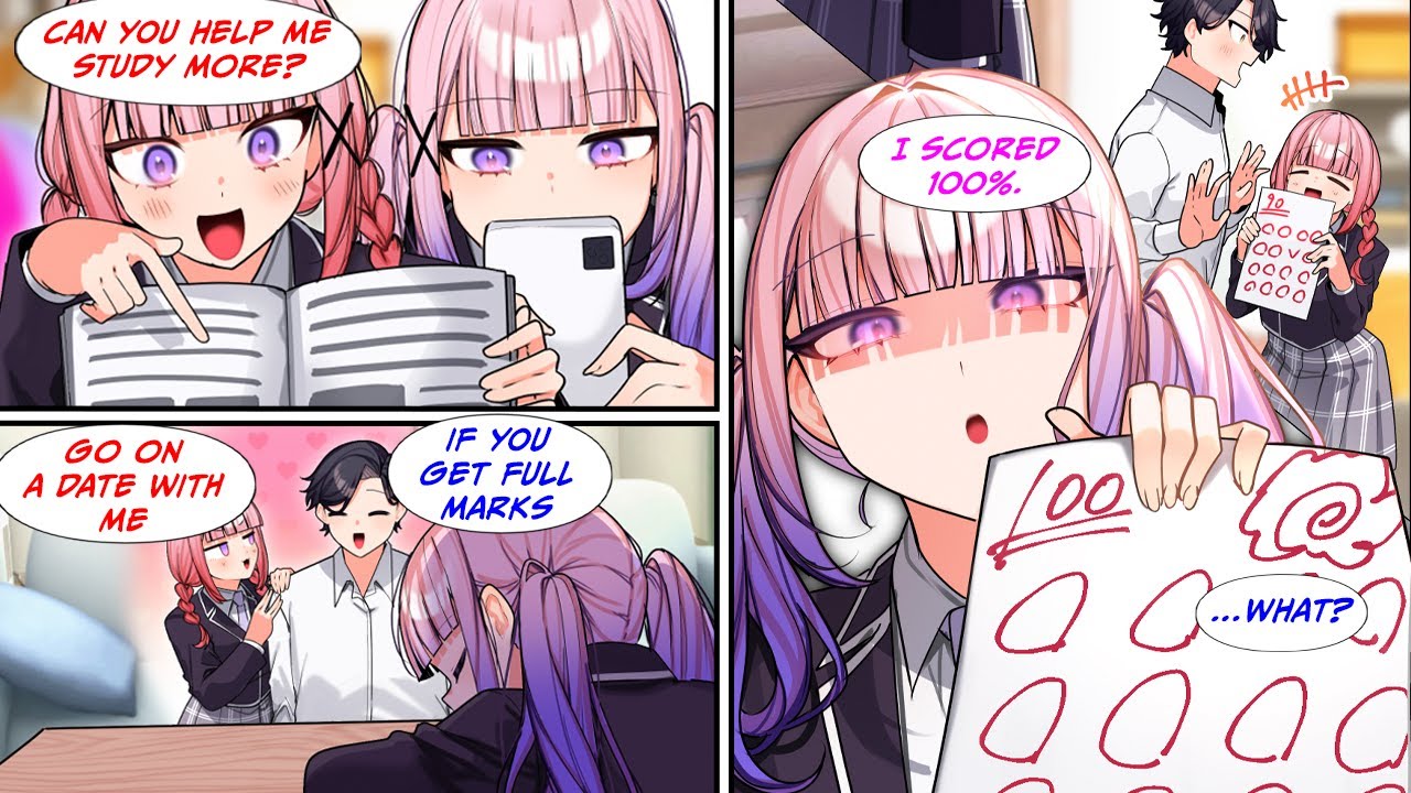 [Manga Dub] I was tutoring these sisters and...