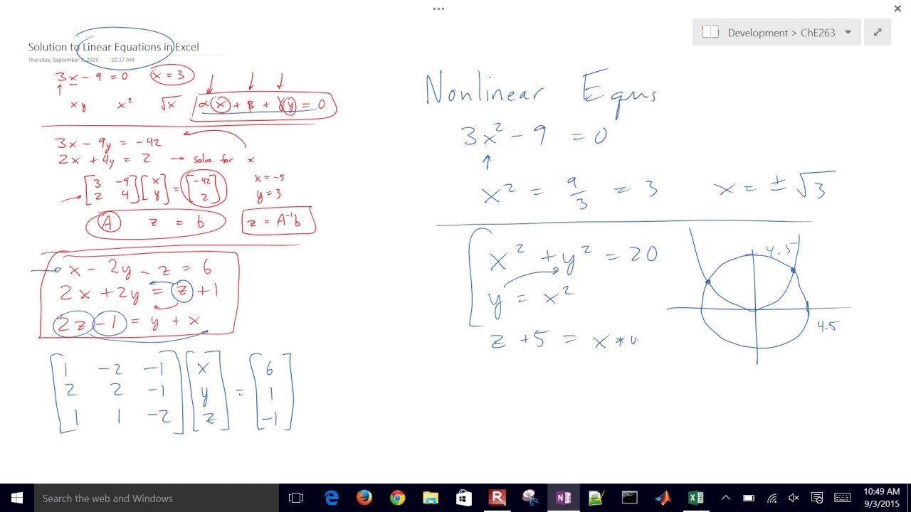 Solve Nonlinear Equations with Excel