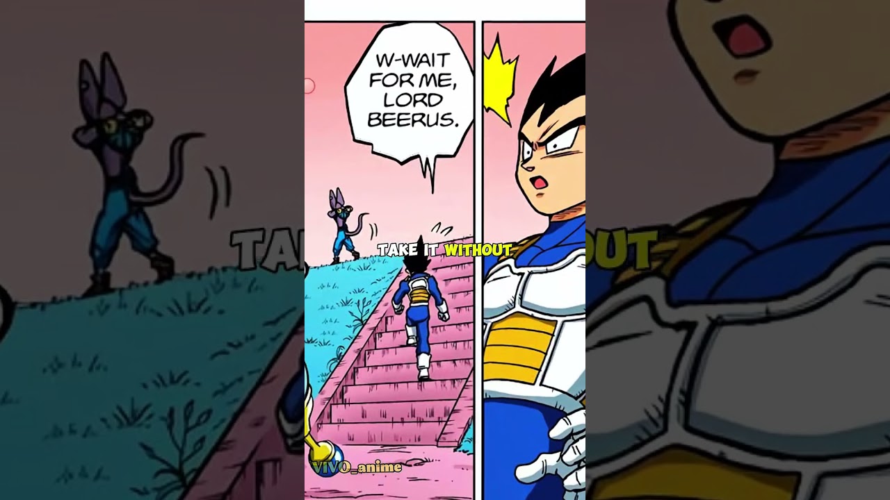 Goku and Vegeta train with Whis and Beerus 