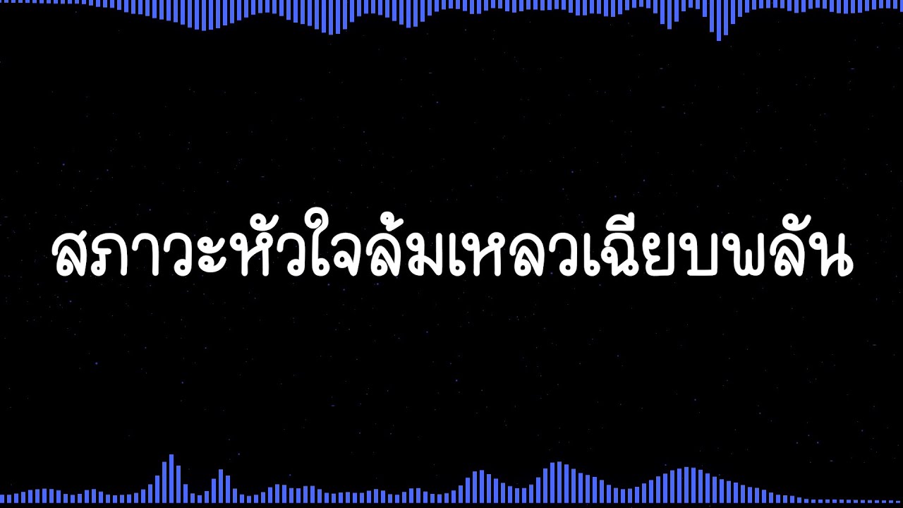 สภาวะหัวใจล้มเหลวเฉียบพลัน - Sweet Mullet (lyric)