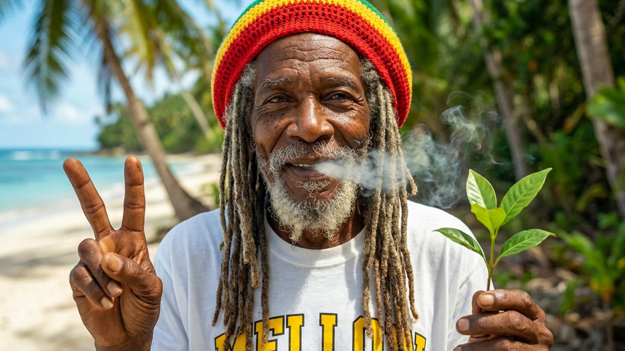 Island Reggae Grooves 🌴 Feel Good Melodies to Make You Happy 🌞