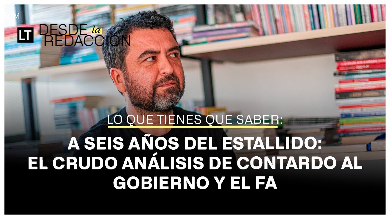A seis años del estallido: el crudo análisis de Óscar Contardo al gobierno y el Frente Amplio