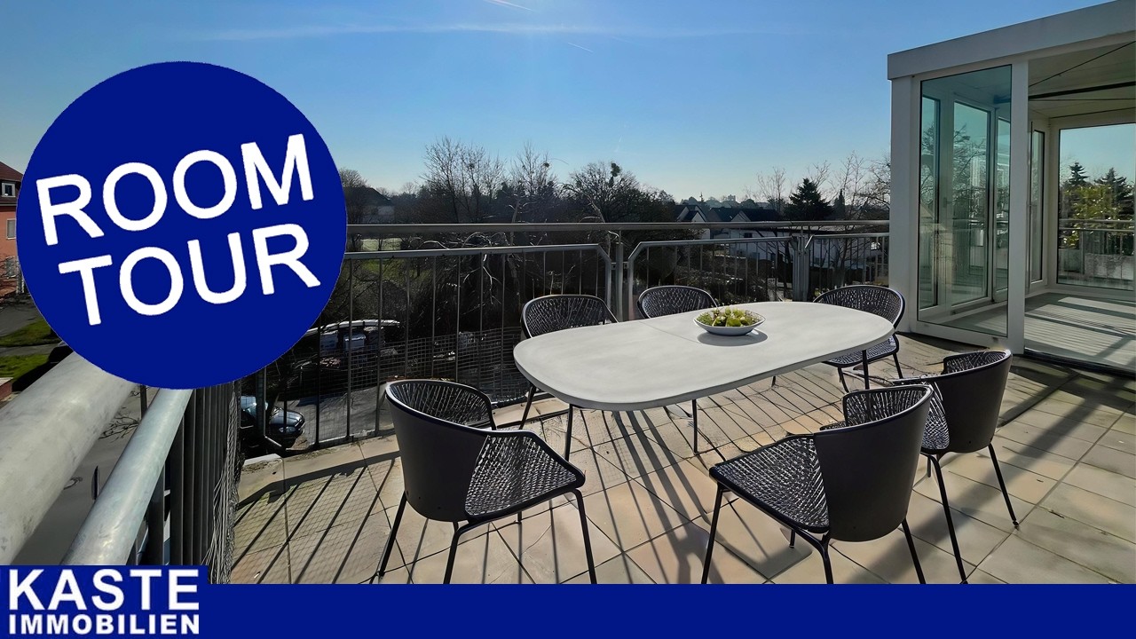 Penthouse in Hannover mit 270&deg;-Terrasse, Wintergarten & Aufzug | Room Tour von Kaste Immobilien