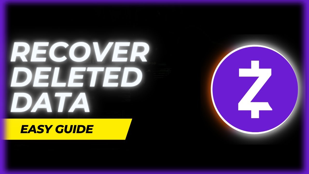 How to recover deleted data from Zelle