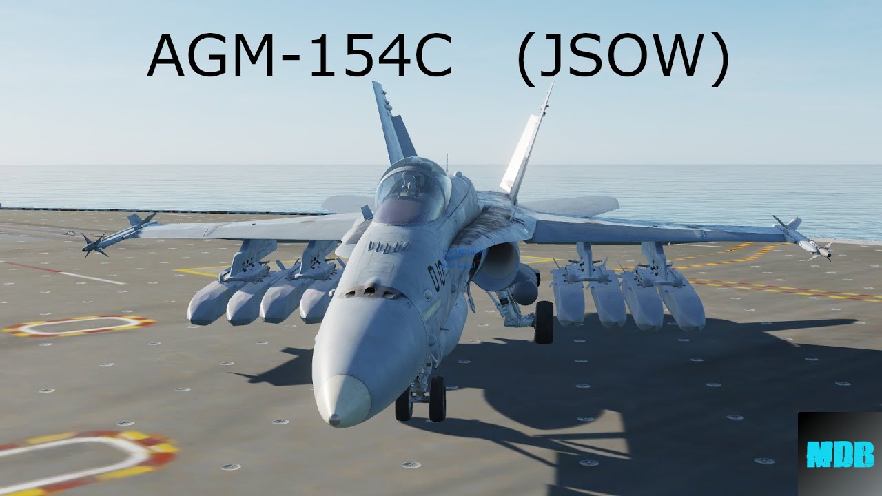 DCS World - How to use AGM 154C (JSOW) with FLIR pod in the F/A-18C - Dec 2020