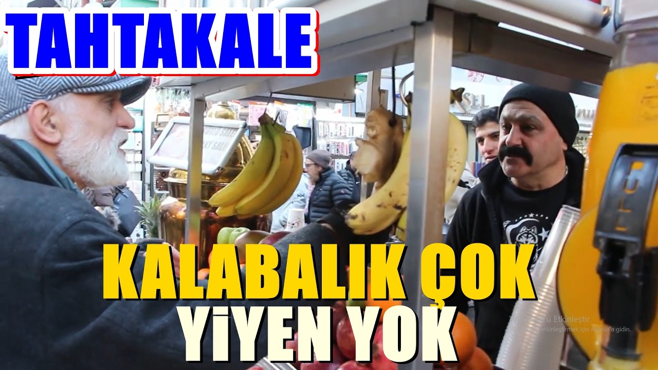 TAHTAKALE'DE TEZGAHCILARDA ŞİKAYETÇİ | SİFTAH YAPAMIYORUZ #zdayı #sokakröportajları #piyasalar