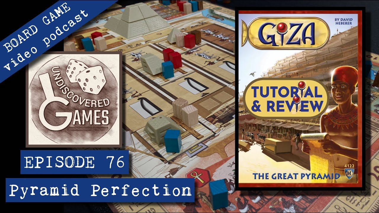 Как играть в настольную игру GIZA THE GREAT PYRAMID. Обзор и полное руководство. E76. Размещение ...