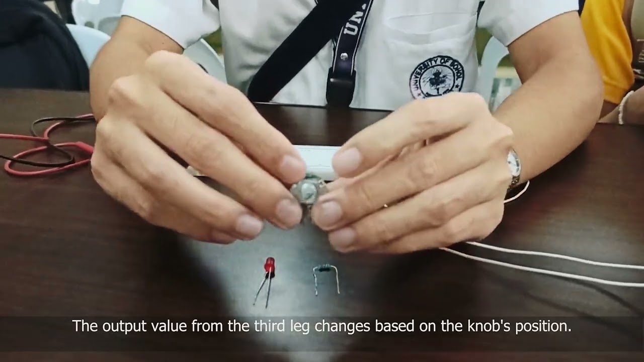 HOW TO USE A POTENTIOMETER AS A VARIABLE RESISTOR (ECE CPE 220 MWF: 9:30 AM - 10-30 AM) - GROUP 1