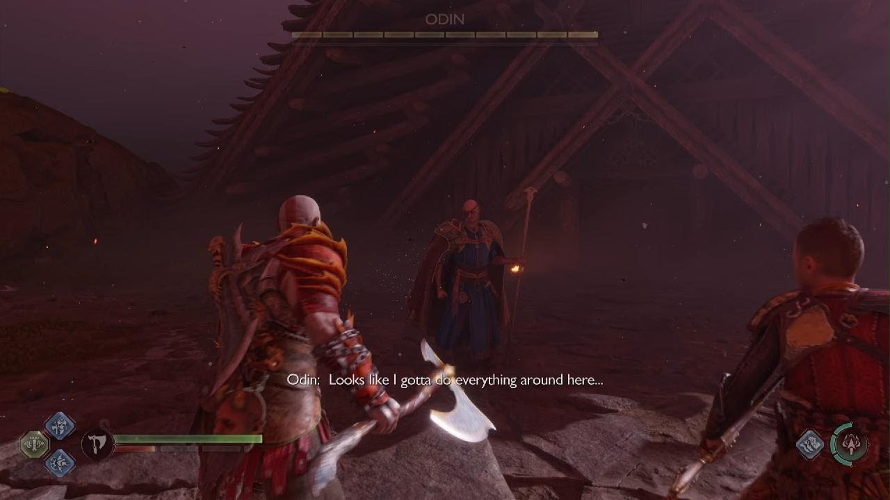 God Of War Ranganarok:  Kratos's  Team Vs Odin