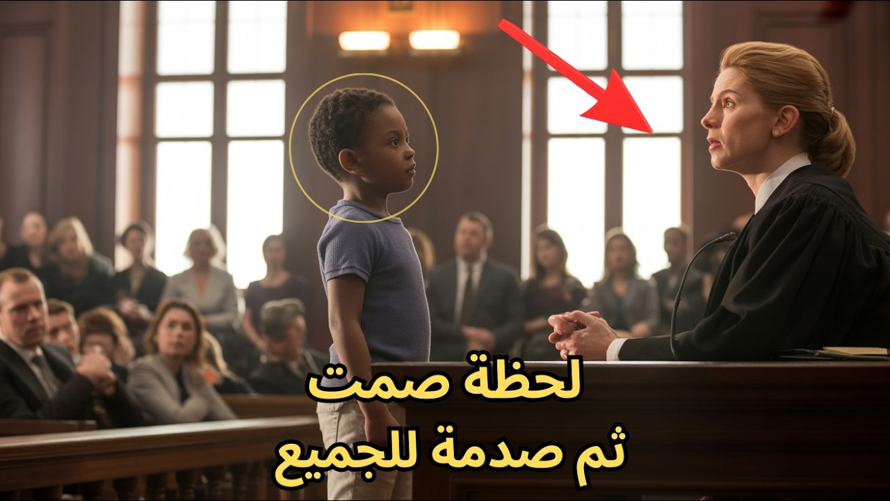 طفل أسود قال للقاضية: 