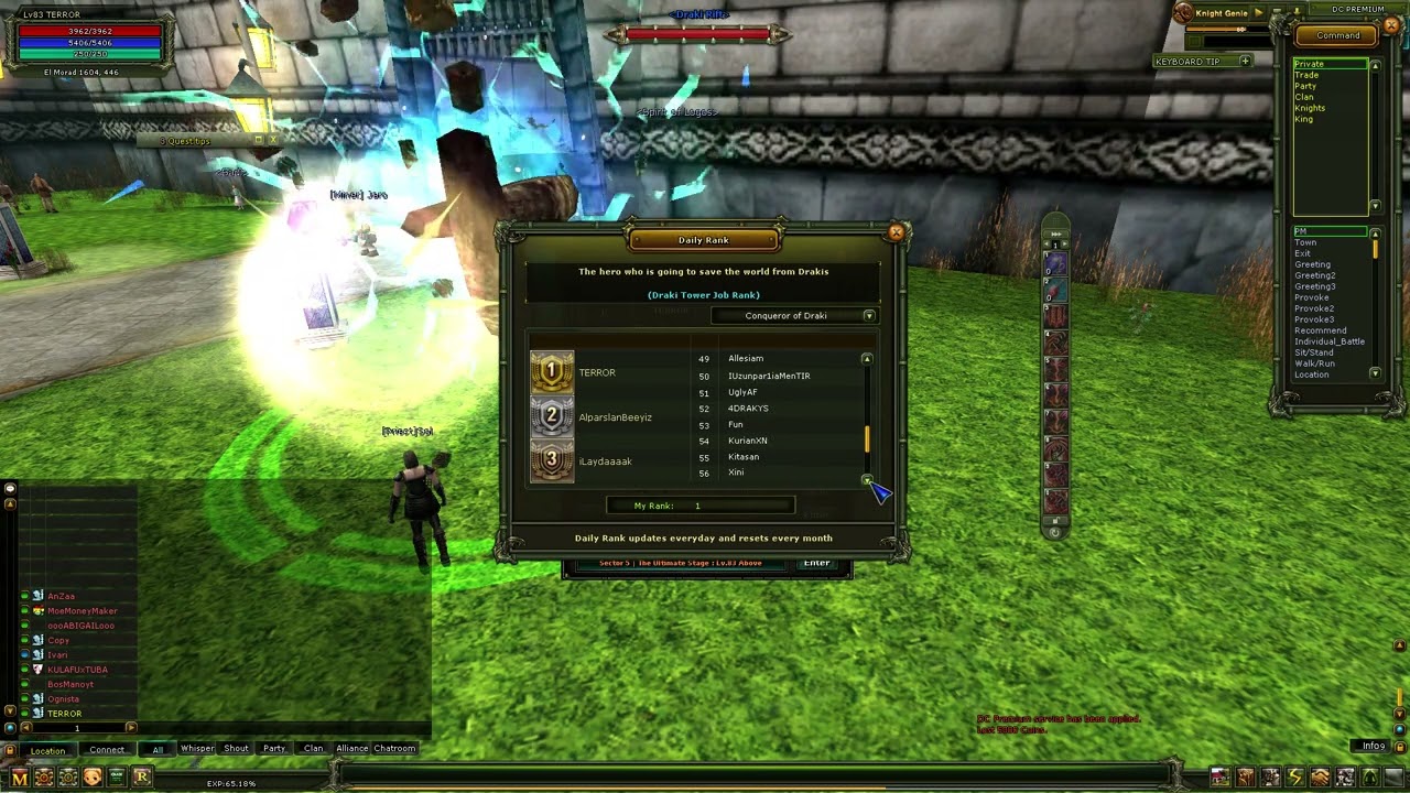 Draki tower Multiclient Koxp Hellsgarem 2022 May