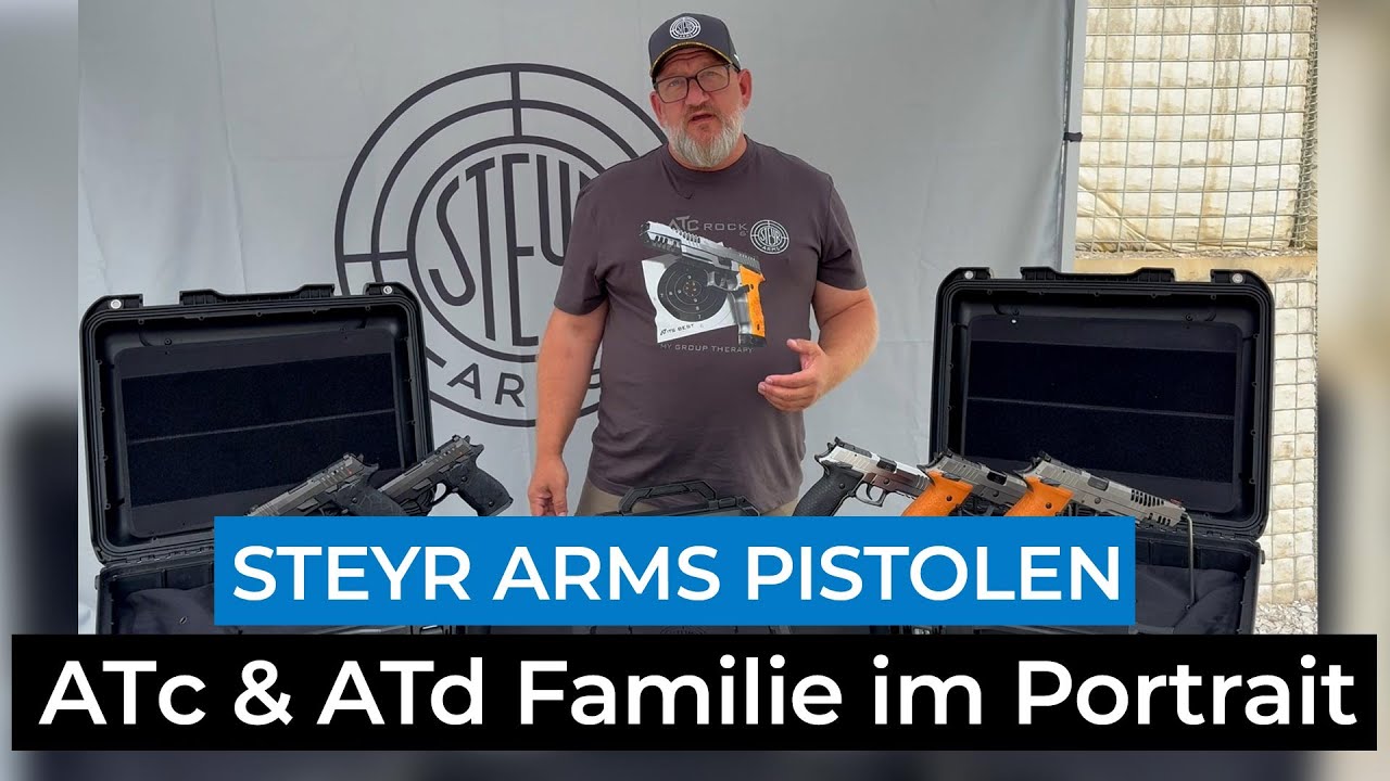 Weltpremiere: Steyr Arms ATd und ATc in 9 mm Luger - Selbstladepistolen für Sport und Dienst
