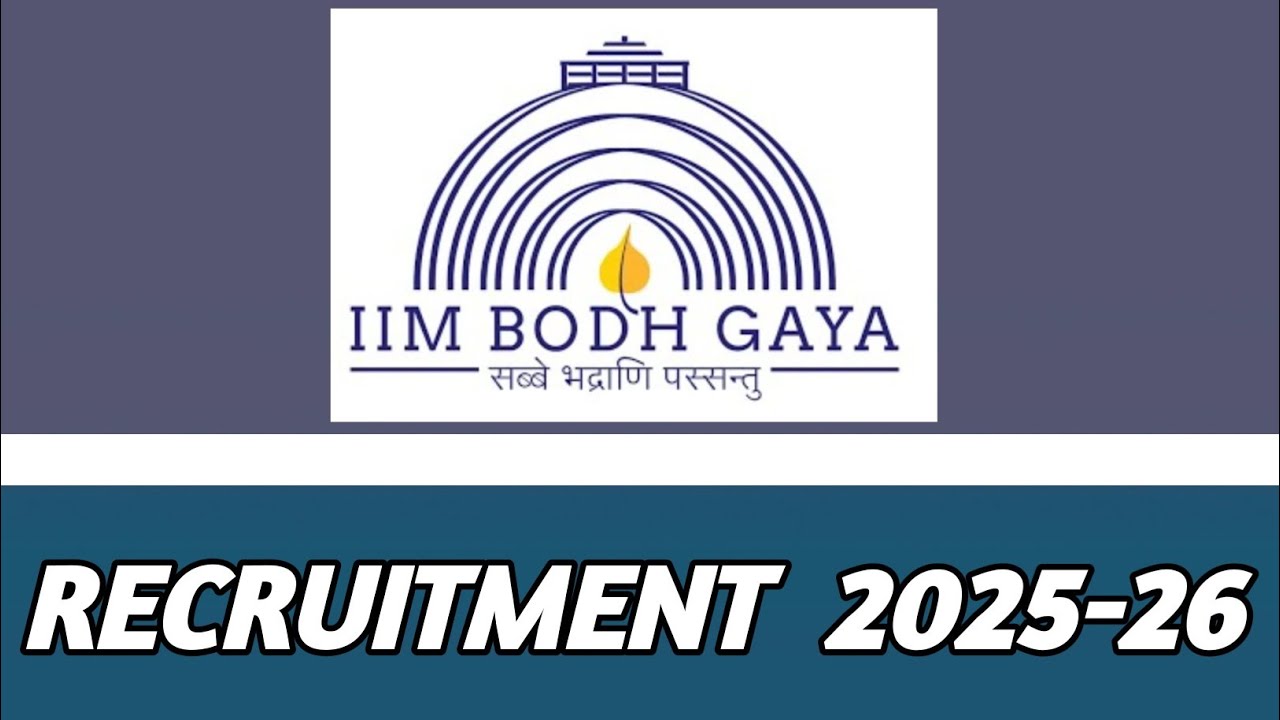 IIM Bodhgaya Recruitment 2026 || Faculty Post Out Apply Online 👇|| Application Start's Check Link 🔗