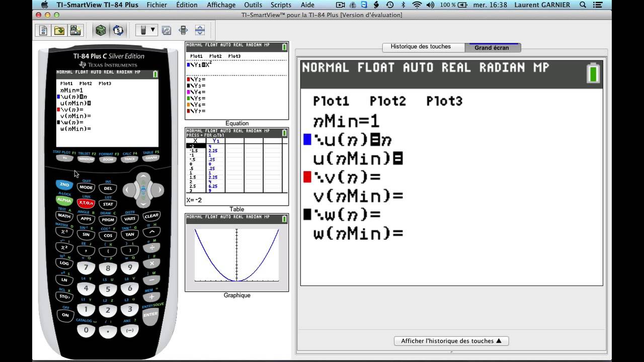 Prise en main calculatrice ti 82 à 84
