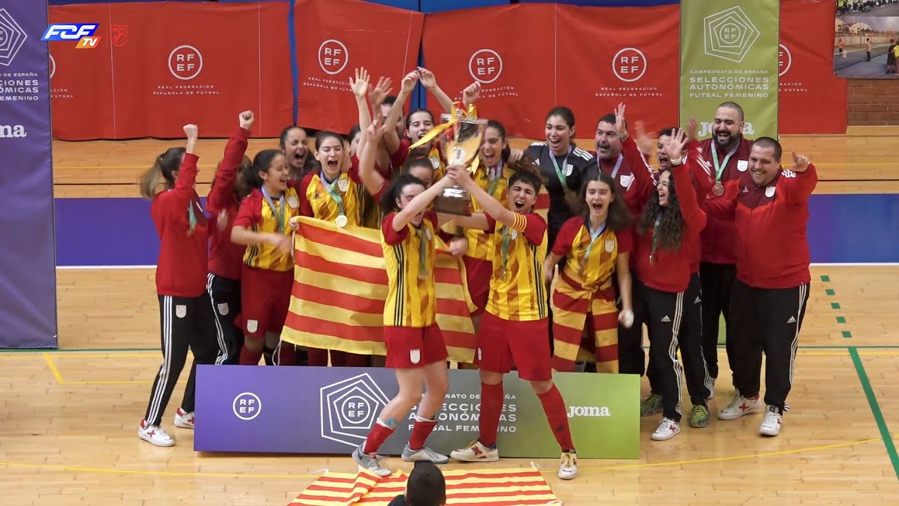 La Selecció Catalana sub 16 femenina de futbol sala es proclama campiona d'Espanya