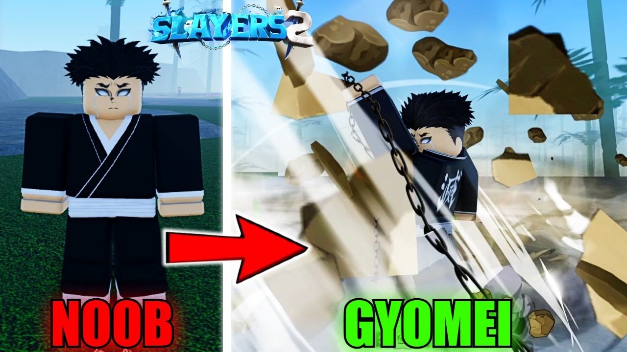 Путь от новичка до Гёмея с Каменным дыханием в Project Slayers 2&hellip; (Roblox)