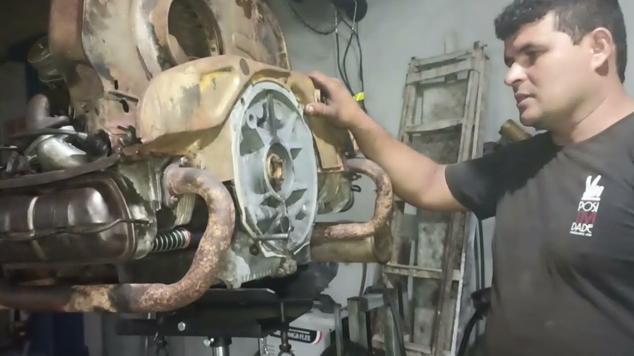 Como trocar retentor virabrequim motor 1600 da Kombi