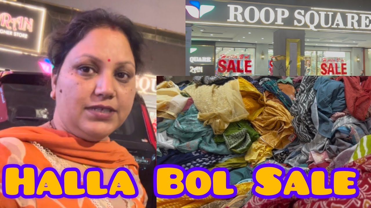 Khoob Jor Shor Se chal rahi Hai Roop Square sale!!  ￼ May Panch Gayi Roop square suite sale mein !!