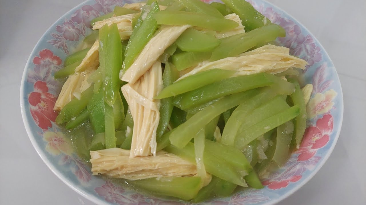 Chinese food labu siam dan kembang tahu simpel majikanku hongkong suka@liyamenul 