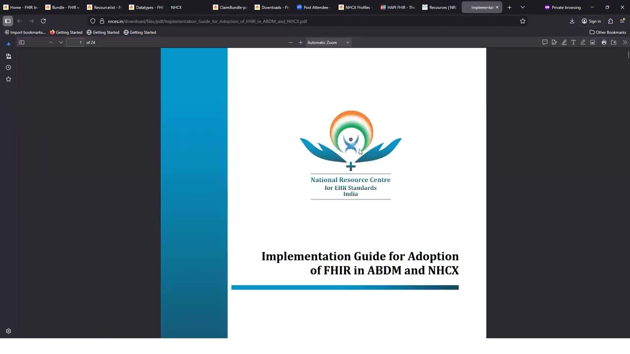 FHIR Session for the NHCX conducted by NRCeS on 17th December 2025 Part 2