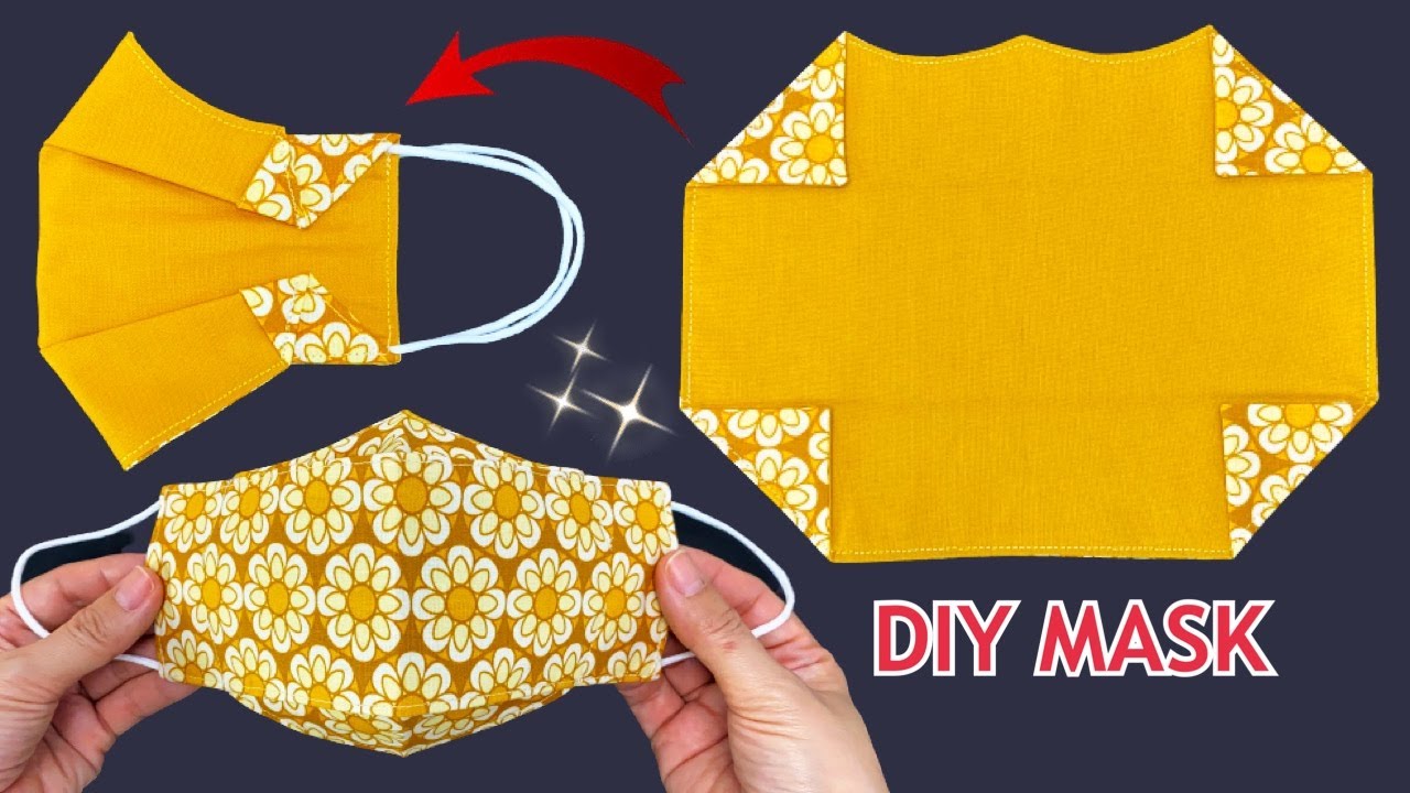 Very Easy New Style Beautiful Mask! Diy 3D Face Mask Easy Pattern Sewing Tutorial | Breathable Mask