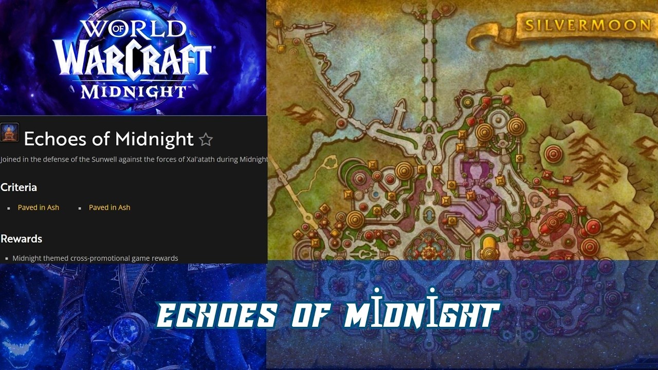 Echoes of Midnight | Midnight themed cross-promotional game rewards | How to Get to Silvermoon City