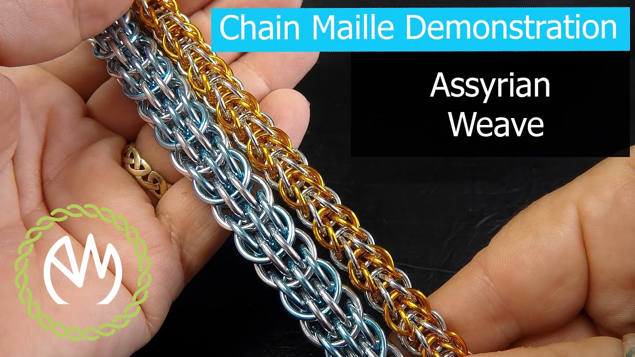 Chain Maille Weave Tutorial - Assyrian Weave