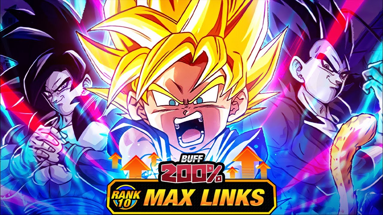 200% LEADER SKILL BUFF! LEVEL 10 LINKS 100% RAINBOW STAR PHY GT SSJ GOKU! (DBZ: Dokkan Battle)